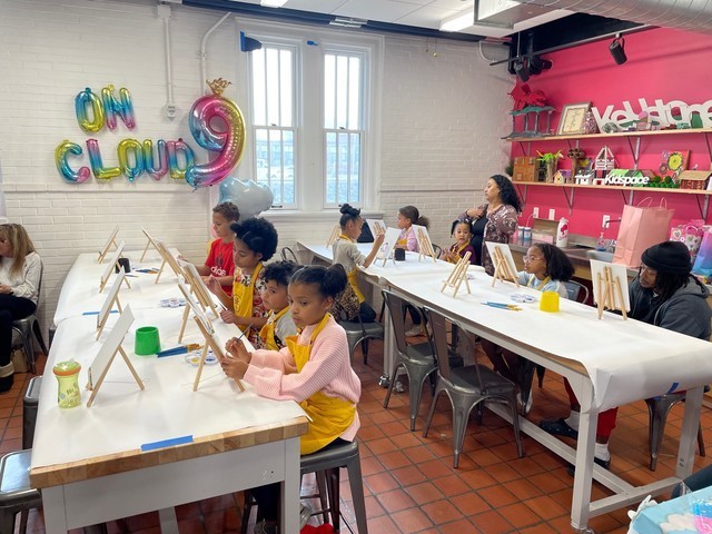 Paint Birthday Party at Keystone Kidspace